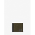 Michael Kors Mens Hudson Two-Tone Leather Billfold Wallet