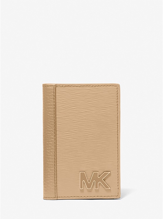 Michael Kors Mens Hudson Leather Card Case