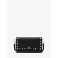 MICHAEL Michael Kors Jet Set Small Studded Faux Leather and Logo Smartphone Crossbody Bag