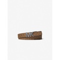 Michael Kors Mens Reversible Logo and Leather Belt