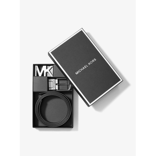 마이클코어스 Michael Kors Mens 4-In-1 Logo Belt Box Set
