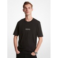 Michael Kors Mens Embroidered Logo Cotton T-Shirt