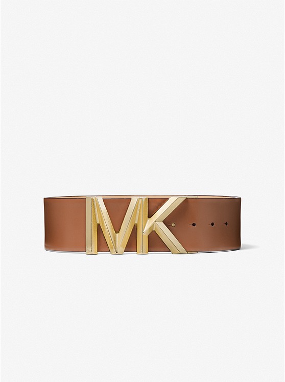 마이클코어스 MICHAEL Michael Kors Logo Leather Waist Belt