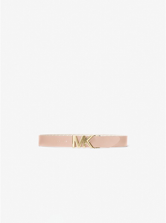 마이클코어스 MICHAEL Michael Kors Reversible Logo and Leather Waist Belt