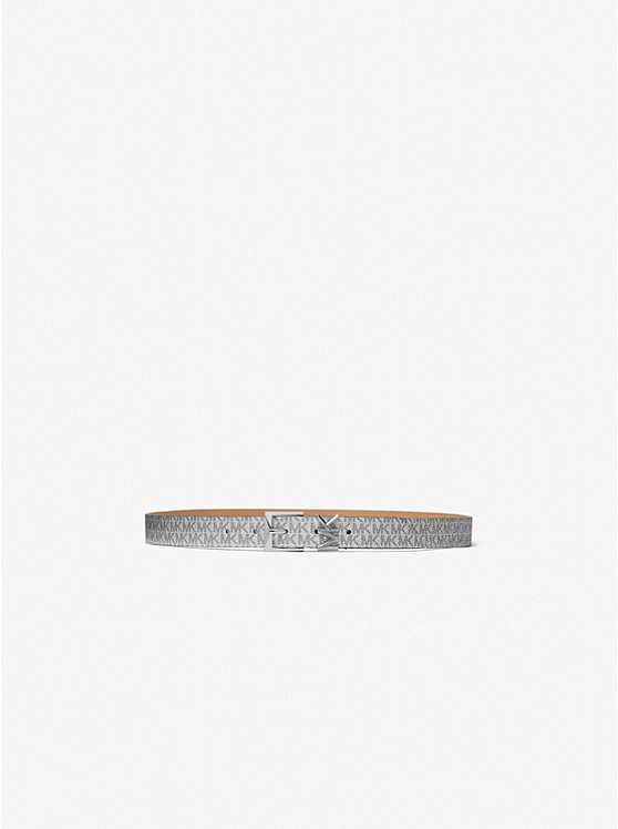 MICHAEL Michael Kors Metallic Logo Belt