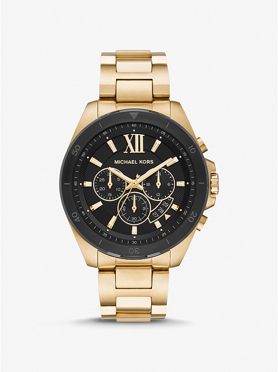 Michael Kors Oversized Brecken Gold-Tone Watch