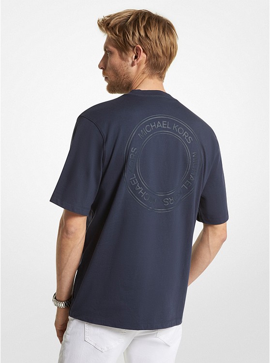 마이클코어스 Michael Kors Mens Logo Cotton T-Shirt