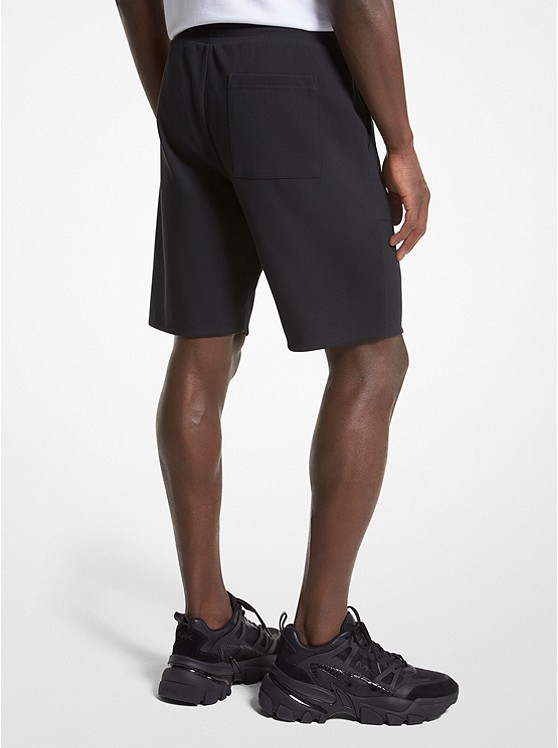 마이클코어스 Michael Kors Mens Logo Cotton Blend Reversible Shorts
