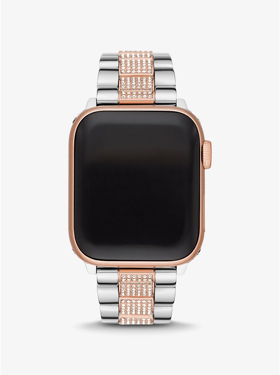 마이클코어스 Michael Kors Pave Two-Tone Strap For Apple Watch