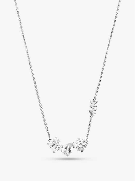 마이클코어스 Michael Kors Sterling Silver Stone Necklace