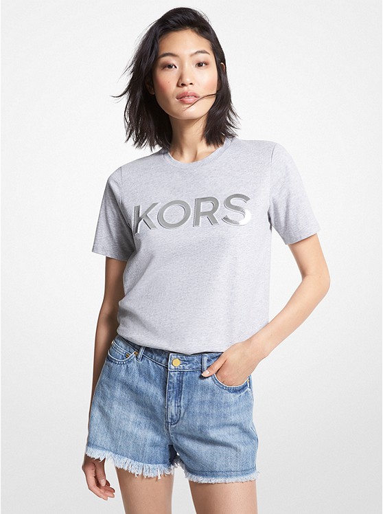 MICHAEL Michael Kors Logo Organic Cotton T-Shirt