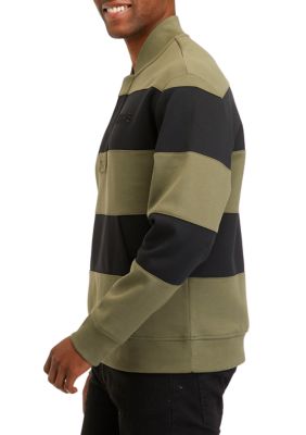 마이클코어스 Stripe Quarter Zip Sweatshirt