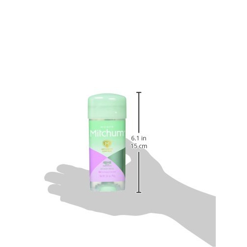  Mitchum Antiperspirant Deodorant Stick for Women, Triple Odor Defense Gel, 48 Hr Protection, Shower Fresh, 3.4 oz (pack of 2)