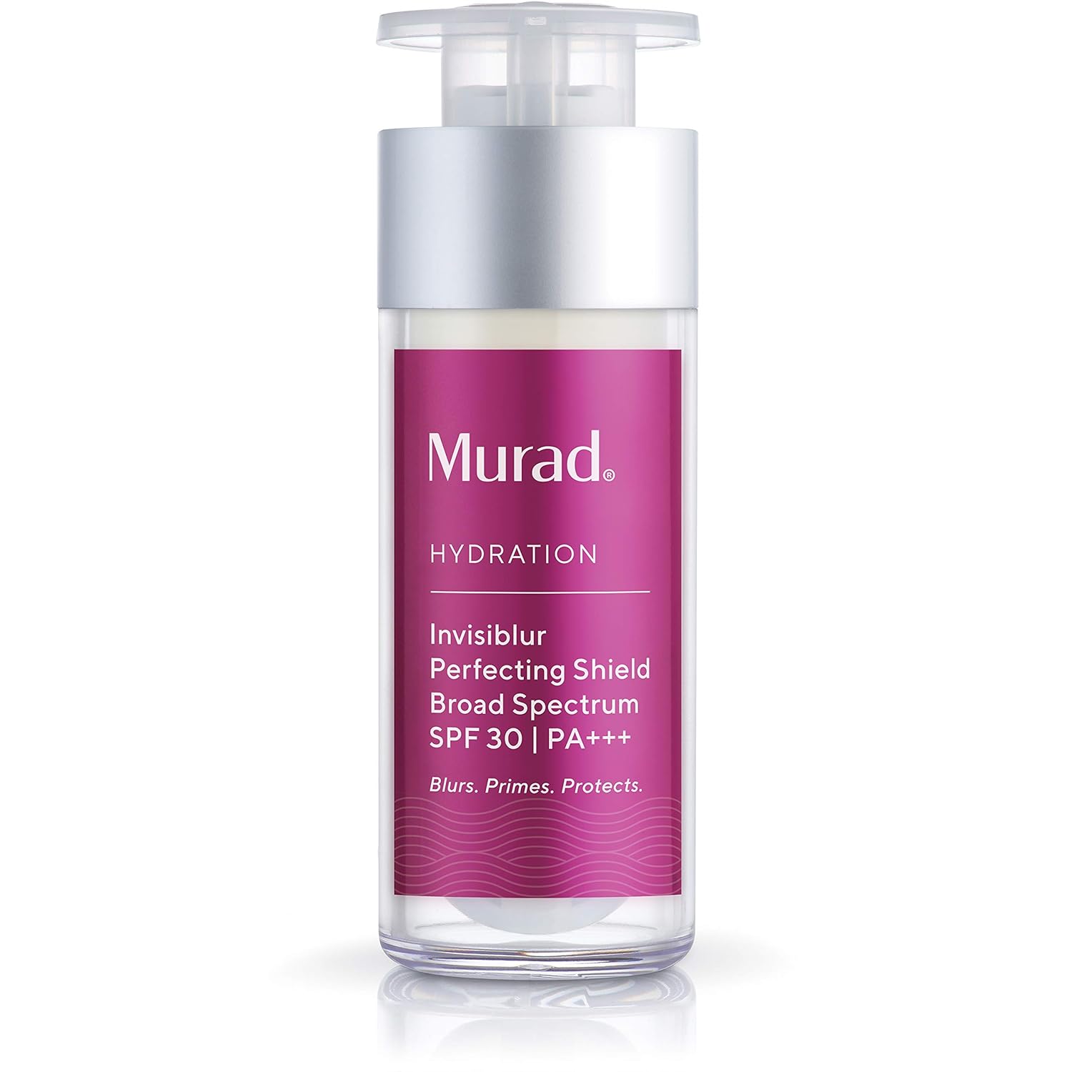  Murad Hydration Invisiblur Perfecting Shield Broad Spectrum SPF 30-3-In-1 Skin Primer for Face - Blurs, Primes and Protects - Skin Care Beauty Product for Longer Lasting Makeup