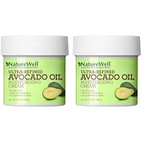 NATUREWELL Ultra-refined Avocado Oil Moisturizing Cream for Face and Body, Pack of 2 (10 Oz each)