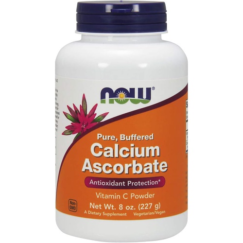  NOW Supplements, Calcium Ascorbate Powder, Buffered, Antioxidant Protection*, 8-Ounce