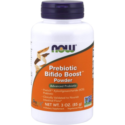  NOW Supplements, Prebiotic Bifido Boost with PreticX Xylooligosaccharide (XOS) Prebiotic, Powder, 3-Ounce
