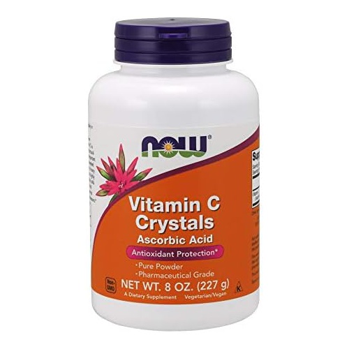  NOW Supplements, Vitamin C Crystals (Ascorbic Acid), Antioxidant Protection*, 8-Ounce