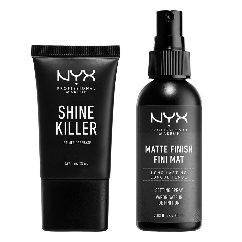  NYX PROFESSIONAL MAKEUP Diamonds & Ice Prime And Set Duo Shine Killer Primer + Matte Finish Setting Spray