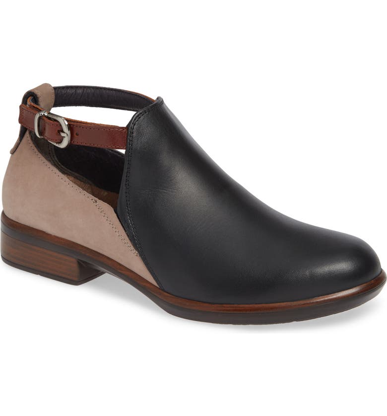 Naot Kamsin Colorblock Bootie_BLACK/ STONE/ COFFEE LEATHER