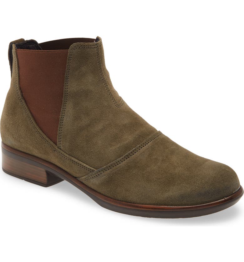 Naot Ruzgar Chelsea Boot_OLIVE SUEDE