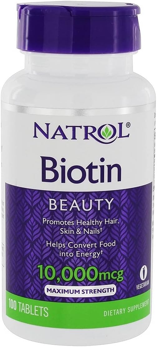 Natrol Biotin Max 10000 Mcg, 100 Tablets