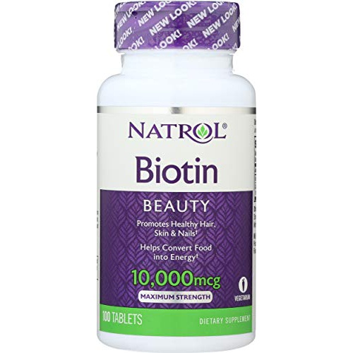  Natrol Biotin Max 10000 Mcg, 100 Tablets