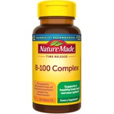 Nature Made Time Release Vitamin B-100 High Potency B Complex, Dietary Supplement for Nervous System Function Support, 60 Time Release Tablets, 60 Day Supply