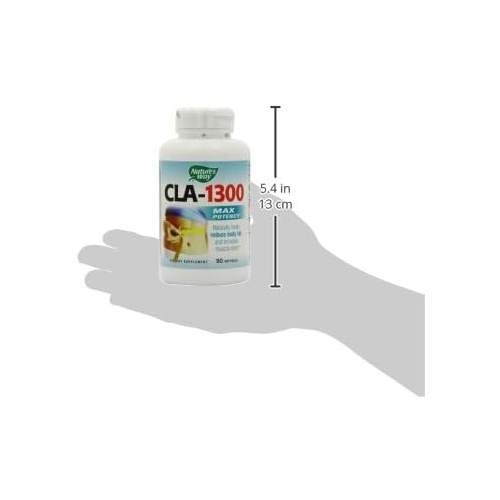  Natures Way CLA-1300 Max Potency Patented CLA Clarinol, 90 Softgels