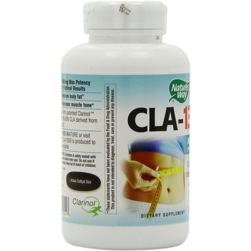  Natures Way CLA-1300 Max Potency Patented CLA Clarinol, 90 Softgels