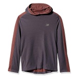 New Balance Athletic Hoodie Long Sleeve Pockets Tshirt Sports Pullover