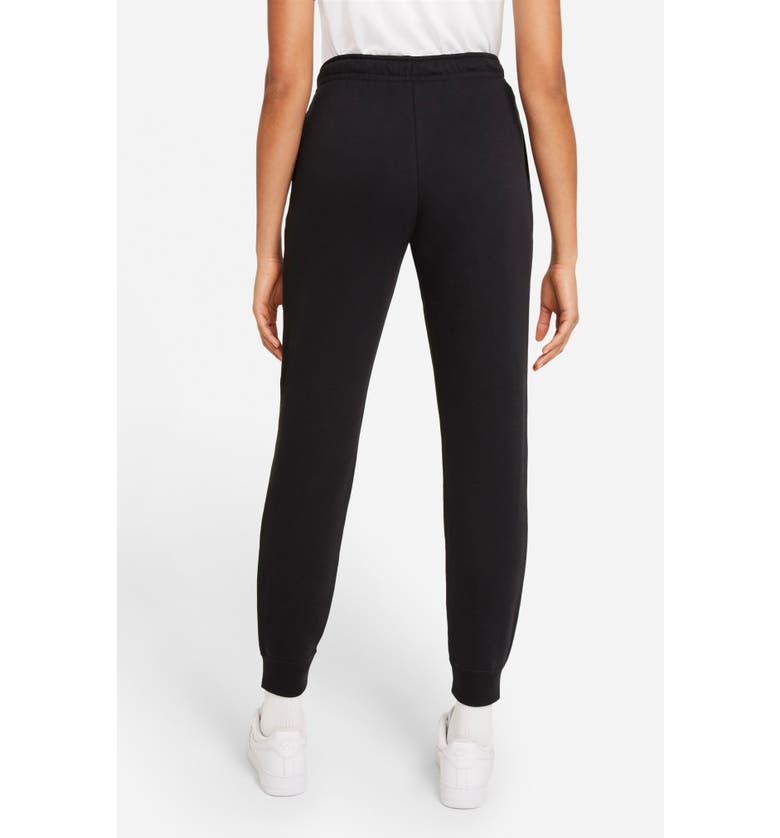 나이키 Nike Sportswear Essential Fleece Pants_BLACK/ WHITE