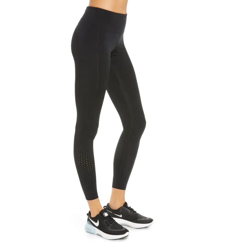 나이키 Nike Epic Luxe Dri-FIT Pocket Running Tights_BLACK/ REFLECTIVE SILVER