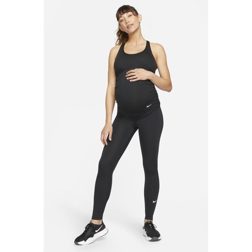 나이키 Nike Maternity Performance Leggings_BLACK/ WHITE