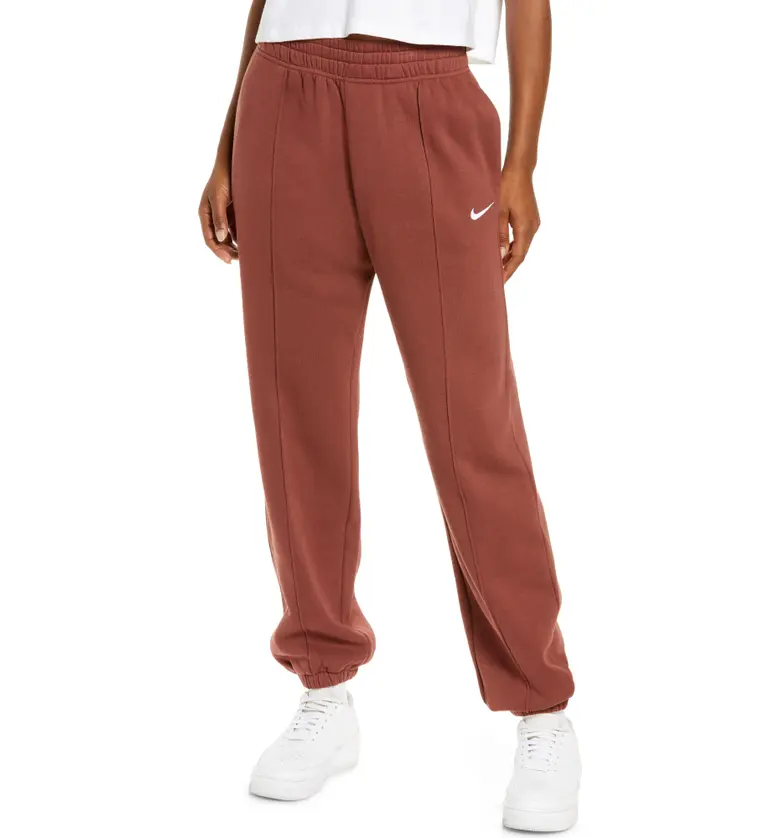Nike Sportswear Essential Fleece Pants_DARK PONY/WHITE
