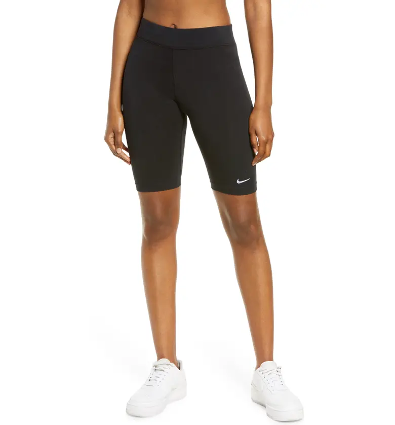 Nike Sportswear Essential Bike Shorts_BLACK/ WHITE