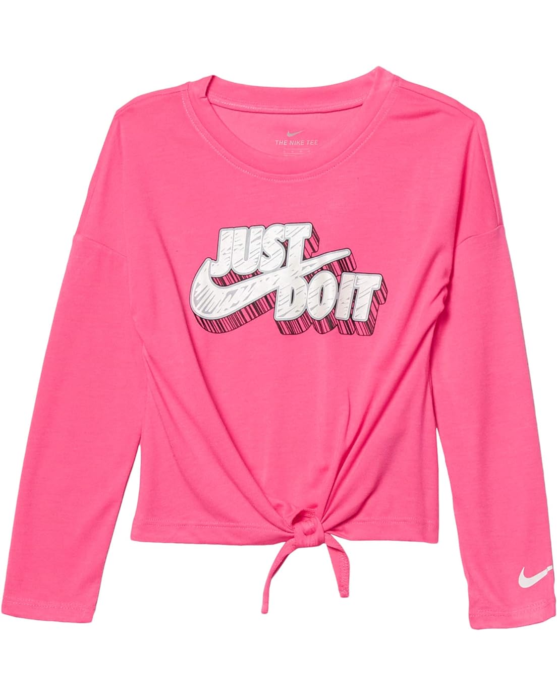 Nike Kids Long Sleeve Tie Front Top (Toddleru002FLittle Kids)