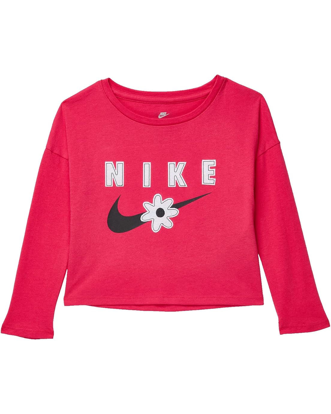 나이키 Nike Kids Sport Daisy Long Sleeve T-Shirt (Toddler)