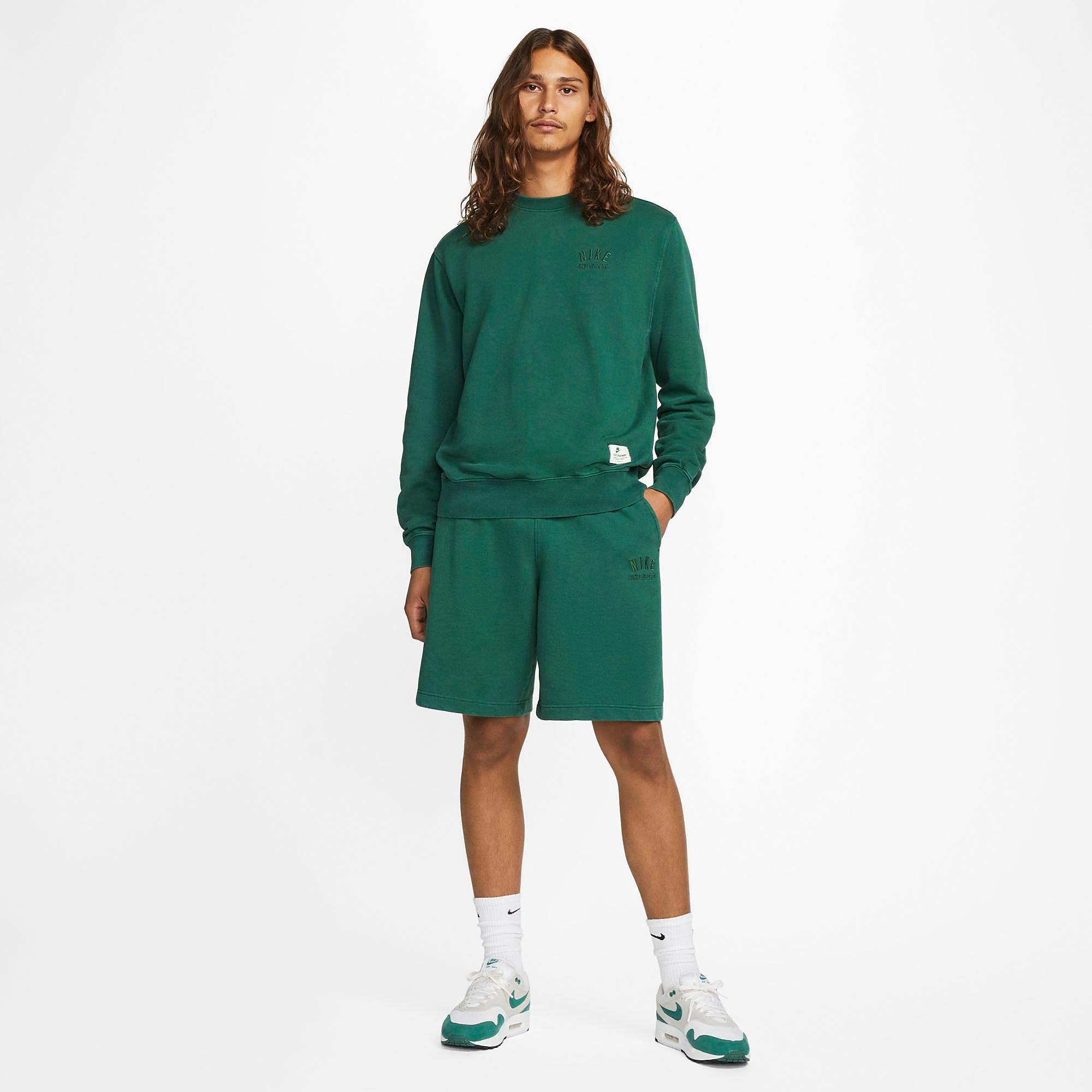 나이키 Mens Nike Sportswear Club Fleece French Terry Crewneck Sweatshirt