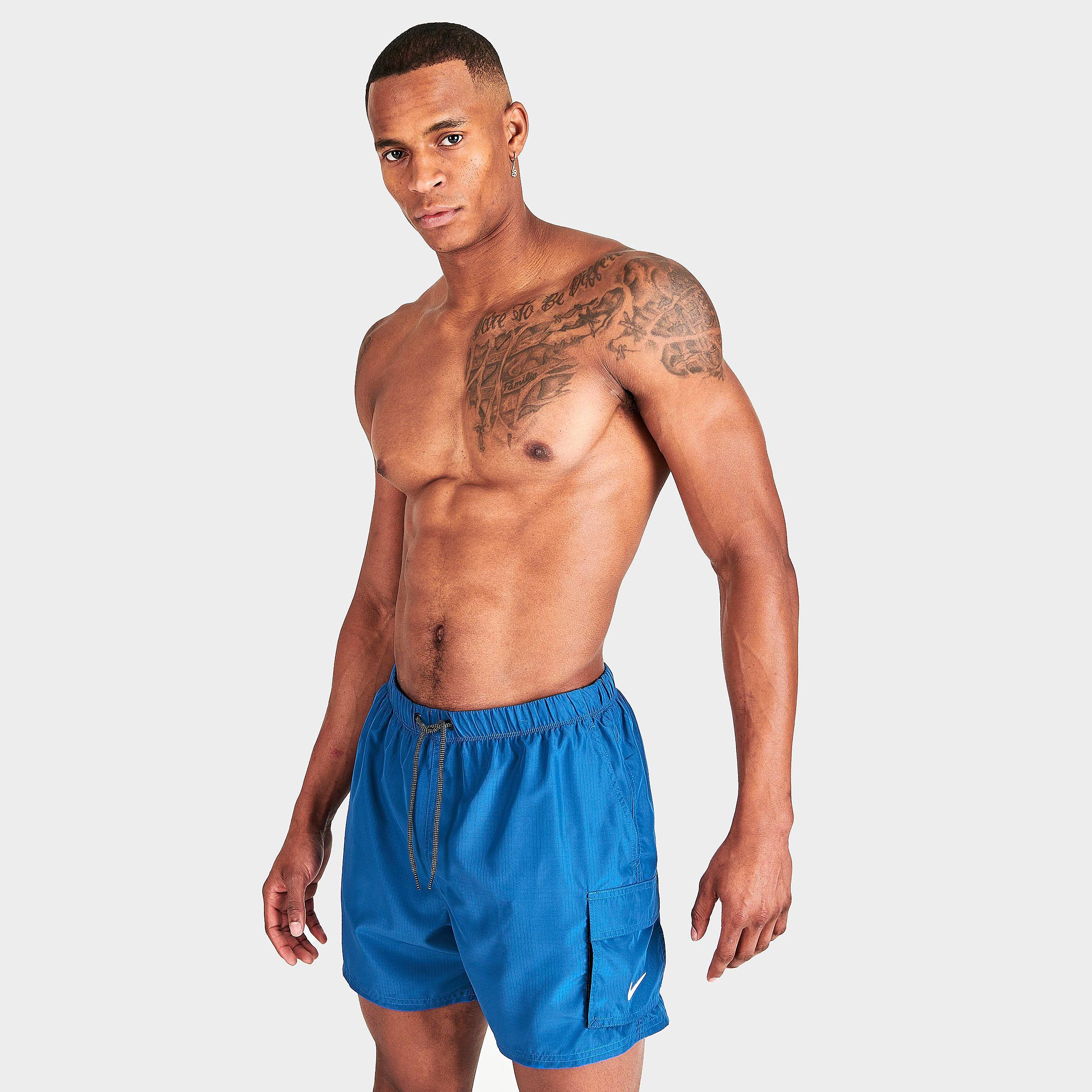 Mens Nike Packable Cargo Volley 5-Inch Swim Shorts