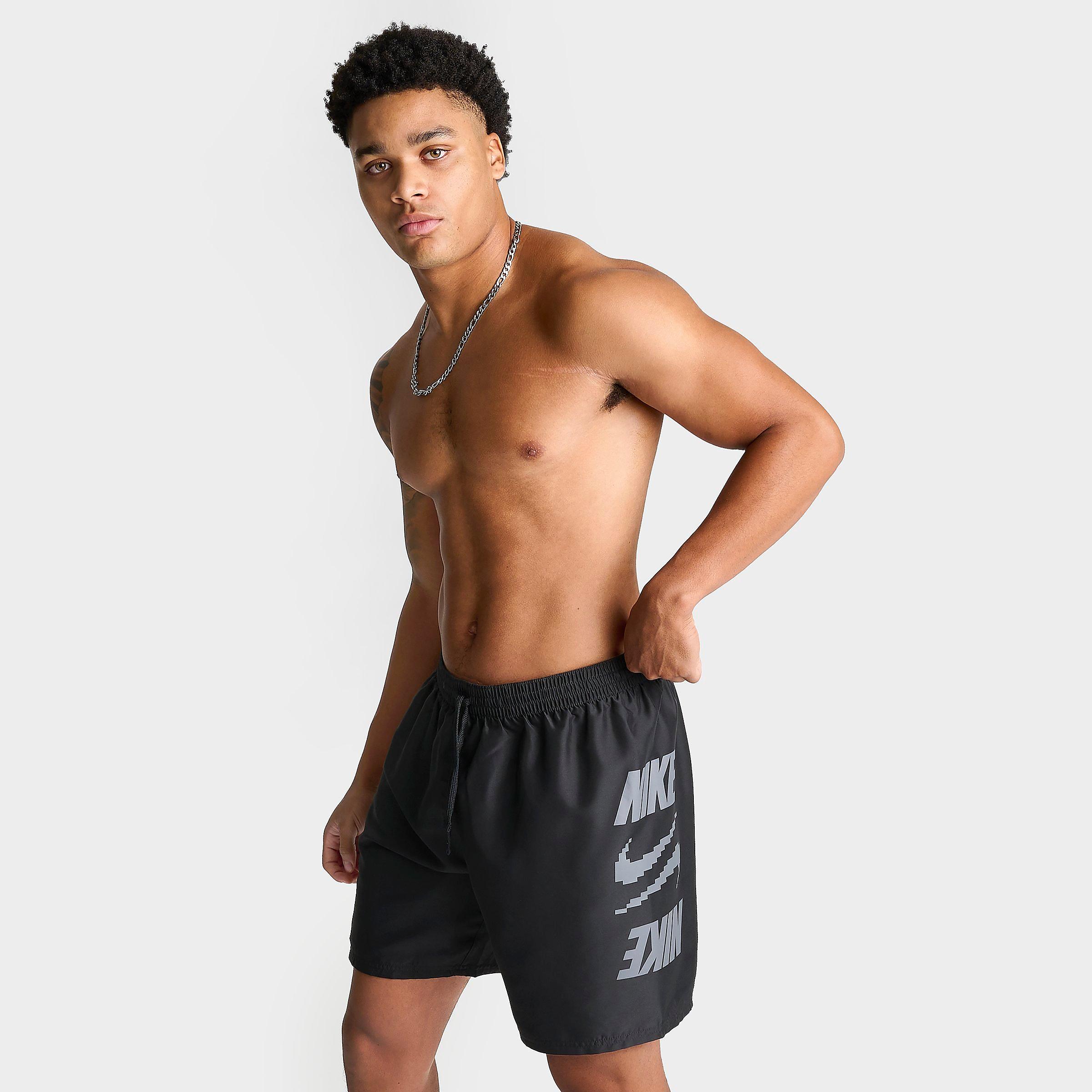 Mens Nike Stacked 7 Volley Swim Shorts