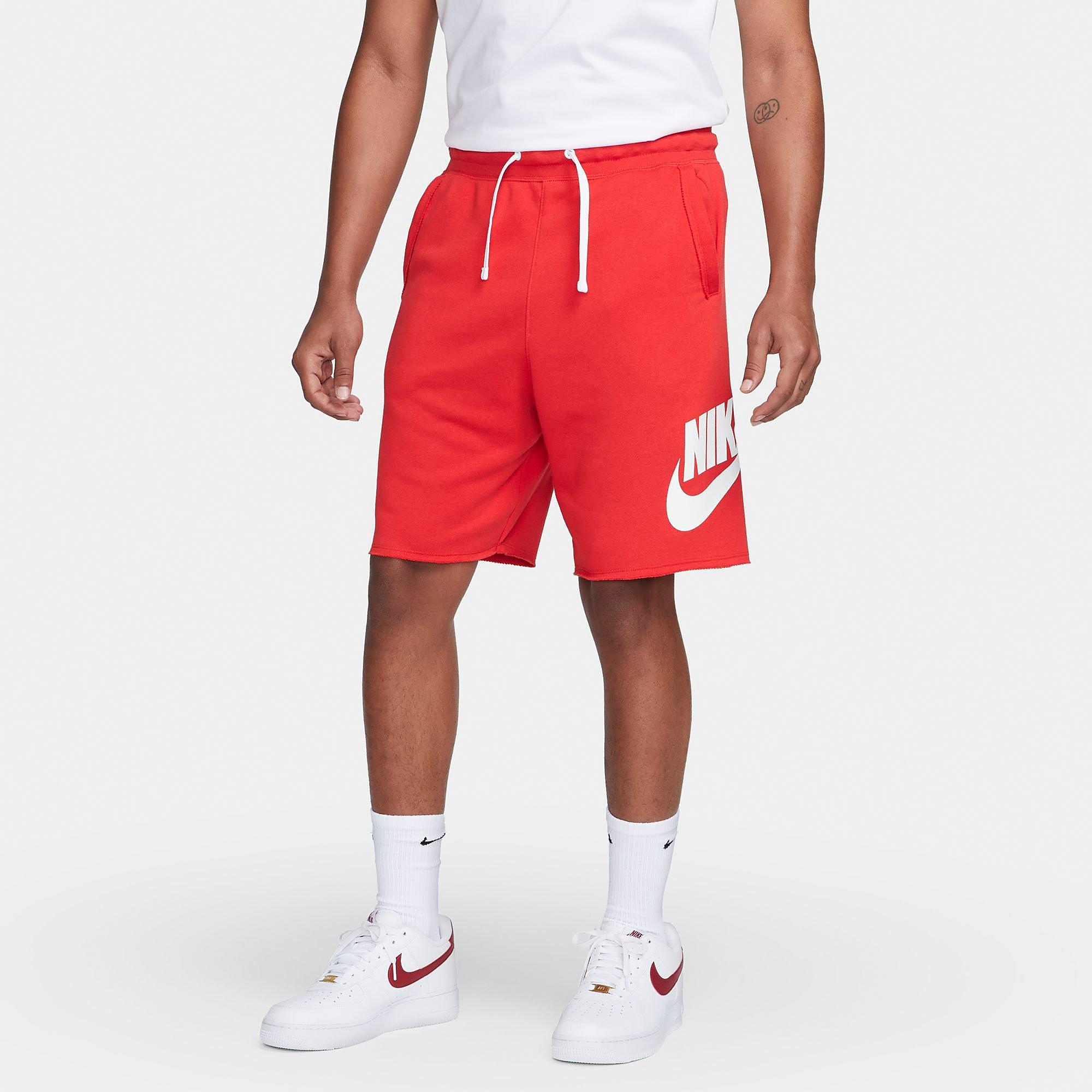 Mens Nike Club Alumni Graphic French Terry Shorts