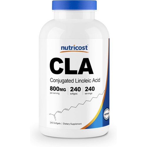  Nutricost CLA (Conjugated Linoleic Acid) 800mg, 240 Softgels