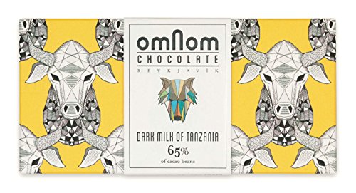 OMNOM CHOCOLATE REYKJAVIK 65% Dark Milk of Tanzania - 60gr Icelandic Bean To Bar Chocolate by Omnom Chocolate