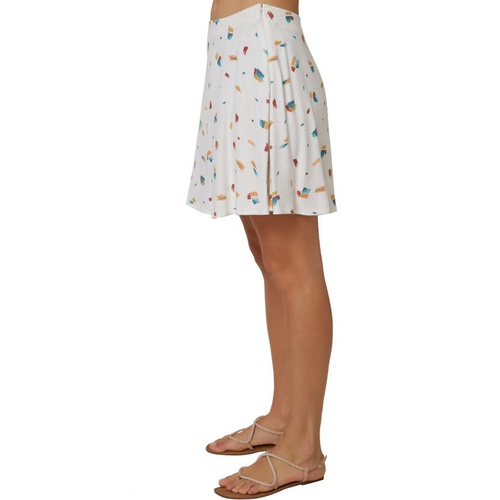 오닐 ONeill Marlin Woven Short Skirt_WHITE