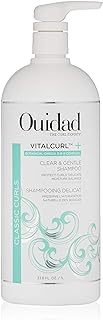 OUIDAD Vitalcurl+ Clear & Gentle Shampoo, 33.8 Fl oz