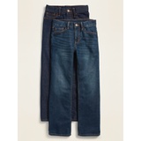 Straight Non-Stretch Dark-Wash Jeans 2-Pack For Boys Hot Deal