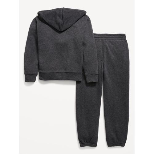 올드네이비 Gender-Neutral Zip Hoodie & Jogger Sweatpants Set for Kids