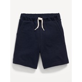 Functional-Drawstring French Terry Pull-On Shorts for Toddler Boys Hot Deal