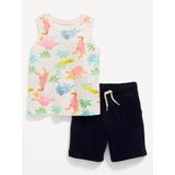 Tank Top and Pull-On Shorts Set for Toddler Boys Hot Deal
